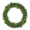 Pre-Lit Northern Pine LED Artificial Christmas Wreath - 48-Inch, Warm White Lights -Beauty Wreaths Shop northlight z35735 47399.1667655151