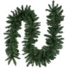 50' X 12" Pre-Lit Commercial Buffalo Fir Christmas Garland- Warm White LED Lights