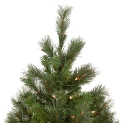 6.5' Pre-Lit Medium Beaver Pine Artificial Christmas Wall Tree, Clear Lights -Beauty Wreaths Shop northlight z92831 2 88500.1667554526