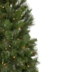 6.5' Pre-Lit Medium Beaver Pine Artificial Christmas Wall Tree, Clear Lights -Beauty Wreaths Shop northlight z92831 3 99072.1667554526