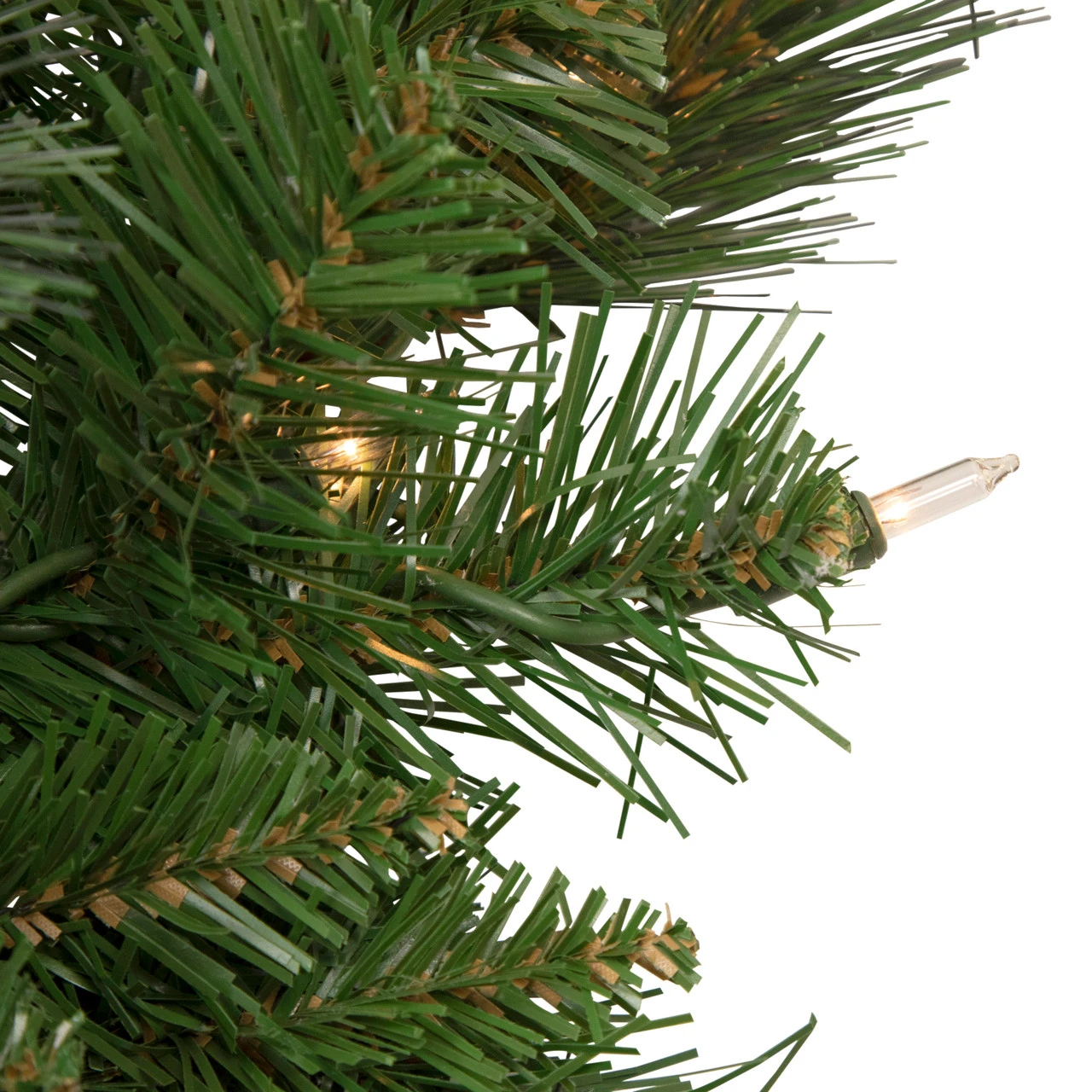 Mixed Beaver Pine Artificial Christmas Wreath, 24-Inch, Clear Lights 4 Mixed Beaver Pine Artificial Christmas Wreath, 24-Inch, Clear Lights - Image 2