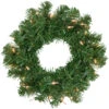 Deluxe Dorchester Pine Artificial Christmas Wreath, 16-Inch, Clear Lights -Beauty Wreaths Shop northlight z92847 1 31949.1667554472