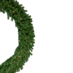 Pre-Lit Deluxe Dorchester Pine Artificial Christmas Wreath, 60-Inch, Clear Lights -Beauty Wreaths Shop northlight z92852 2 95981.1667530315