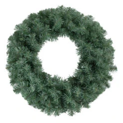 Colorado Blue Spruce Artificial Christmas Wreath, 24-Inch, Unlit