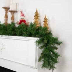 9' X 10" Chatham Pine Artificial Christmas Garland, Unlit -Beauty Wreaths Shop northlight z94026 2 styled 08512.1677088782