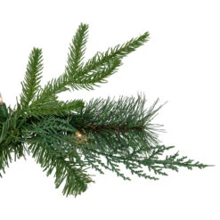 6' X 18" Pre-Lit Mixed Pine Artificial Christmas Icicle Garland, Clear Lights -Beauty Wreaths Shop northlight z94042 4 86807.1678221764