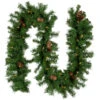 9' X 12" Pre-Lit Dakota Red Pine Artificial Christmas Garland, Clear Dura-Lit Lights -Beauty Wreaths Shop northlight z99389 98760.1684942347