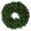 Dakota Red Pine Artificial Christmas Wreath With Pine Cones - 24-Inch, Unlit -Beauty Wreaths Shop northlight z99419 79477.1667659851