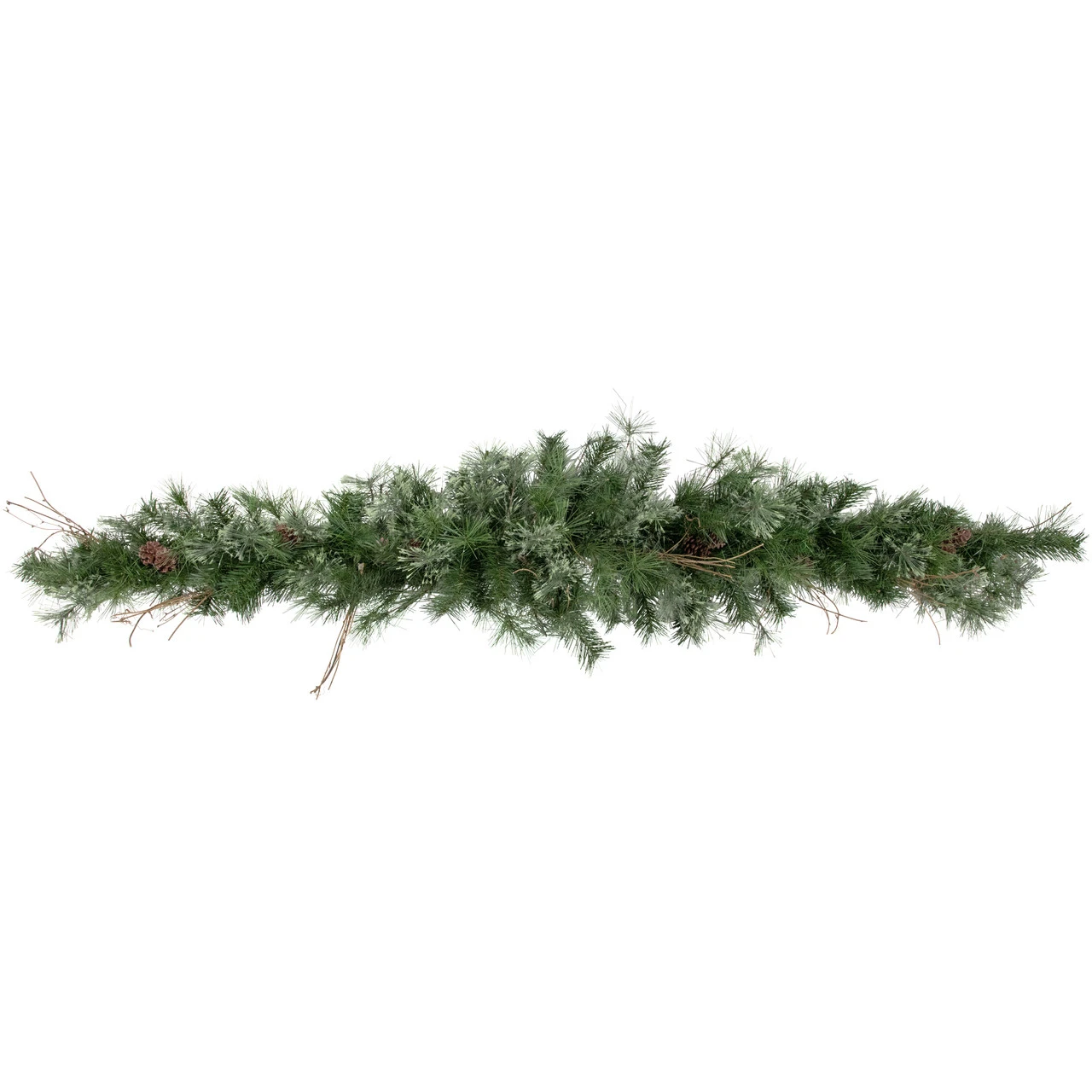 6' X 9" Country Mixed Pine Artificial Christmas Garland - Unlit 3 6' X 9" Country Mixed Pine Artificial Christmas Garland - Unlit