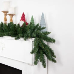 9' X 12" Buffalo Fir Artificial Christmas Garland - Unlit -Beauty Wreaths Shop northlight z99686 2 styled 98473.1677088474