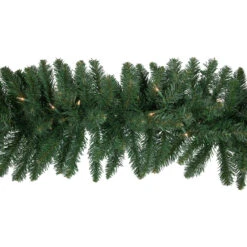 9' X 12" Pre-Lit Buffalo Fir Artificial Christmas Garland - Clear Lights -Beauty Wreaths Shop northlight z99687 2new 20556.1677088659