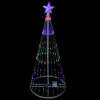4' Multi-Color LED Lighted Show Cone Christmas Tree Outdoor Decoration -Beauty Wreaths Shop northlight zg15640 2 19067.1667655538