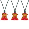 40-Count Red Bells With Musical Christmas Light Set, 13ft Green Wire -Beauty Wreaths Shop northlight zg27647 23010.1667490309