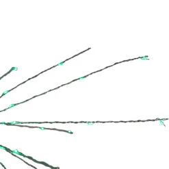 20" LED Lighted Firework Silver Branch Hanging Decor - Green -Beauty Wreaths Shop northlightd 19 12029asgr 2 84635.1667576823