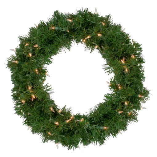 18" Deluxe Windsor Pine Artificial Christmas Wreath - Clear Lights 2 18" Deluxe Windsor Pine Artificial Christmas Wreath - Clear Lights -Beauty Wreaths Shop northlightgb yww818 grupdate 82105.1667659905