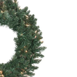 Pre-Lit Traditional Pine Artificial Christmas Wreath - 30-Inch, Clear Lights -Beauty Wreaths Shop northlightm84358b 70929.1667641246