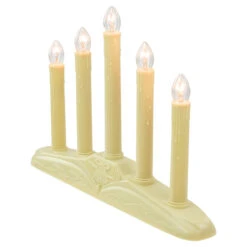 14.5" Ivory 5-Lights Christmas Chandelier On Holly Berry And Bell Base Candle Lamp -Beauty Wreaths Shop northllight ys15771 2updated 89723.1667532757