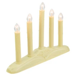 14.5" Ivory 5-Lights Christmas Chandelier On Holly Berry And Bell Base Candle Lamp -Beauty Wreaths Shop northllight ys15771 3updated 13606.1667532757