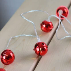 8 Battery Operated Red LED Jingle Bell Christmas Lights - Clear Wire -Beauty Wreaths Shop otnt4w4qd0n0uslfmizh326xbmxnwy26 86728.1667654582