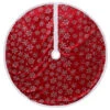 48" Red And White Snowflake Christmas Tree Skirt With A White Border -Beauty Wreaths Shop pn4op9th3ibekgzj3ejmr5aho8iejbvt 12946.1667530463