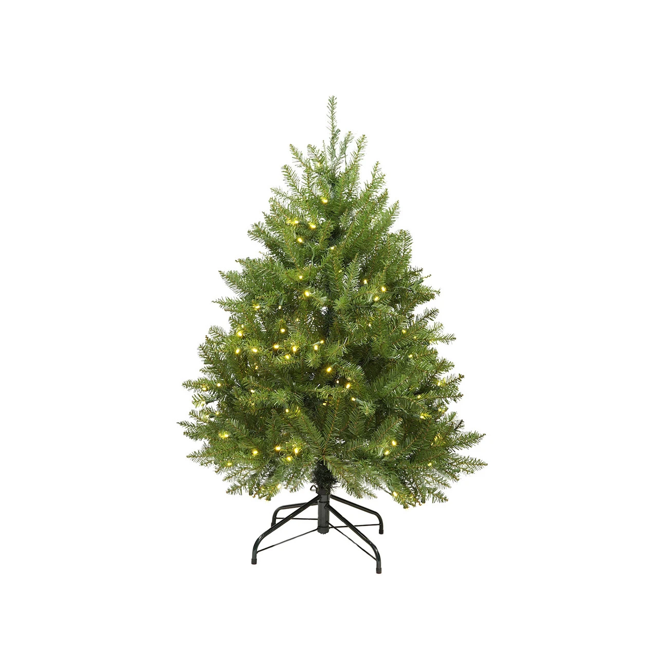 4' Pre-Lit Full Northern Pine Artificial Christmas Tree - Warm Clear LED Lights 3 4' Pre-Lit Full Northern Pine Artificial Christmas Tree - Warm Clear LED Lights