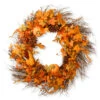 Maple Leaf And Pumpkins Artificial Autumn Wreath - 28-Inch, Unlit -Beauty Wreaths Shop rahv lfg31293 69729.1667571922