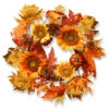 Sunflower Artificial Wreath - 22-Inch, Unlit -Beauty Wreaths Shop rahv w060630a 87508.1667584096