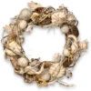 White Pumpkin Artificial Wreath - 20-Inch, Unlit