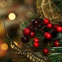 Mixed Pine Berry And Burlap Poinsettia Artificial Christmas Wreath - 24-Inch, Unlit -Beauty Wreaths Shop rc6c5dlq7q1njvtykylfydaglasenyle 45386.1667580565