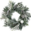 Frosted Mixed Pine And Pine Cone Artificial Christmas Wreath, 24-inch, Unlit -Beauty Wreaths Shop rg3z30gzdaccxzncrtaxyqfkqrujo9kw 85390.1667488690