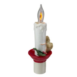 7" Sleeping Mouse In Teacup With Candle Christmas Night Light -Beauty Wreaths Shop roman 130441 1 82488.1667622419