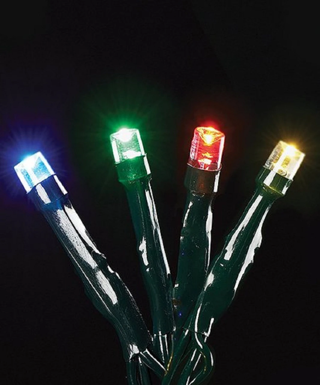 750 Multicolor USB LED Wide Angle Christmas Lights - 57 Ft Green Wire 4 750 Multicolor USB LED Wide Angle Christmas Lights - 57 Ft Green Wire - Image 2