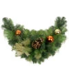 24" Pre-Decorated Green Traditional Pine Artificial Christmas Swag - Unlit -Beauty Wreaths Shop s84886 81714.1667533625
