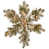 35" Snow Capped Mountain Pine Snowflake Battery Operated LED Lights Wreath -Beauty Wreaths Shop scm1 300 32s b1 05806.1667580413