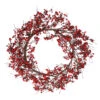 24" Autumn Harvest Red And Burgundy Currant Berry Artificial Wreath - Unlit -Beauty Wreaths Shop select xb174 24 rbu 41180.1667491186