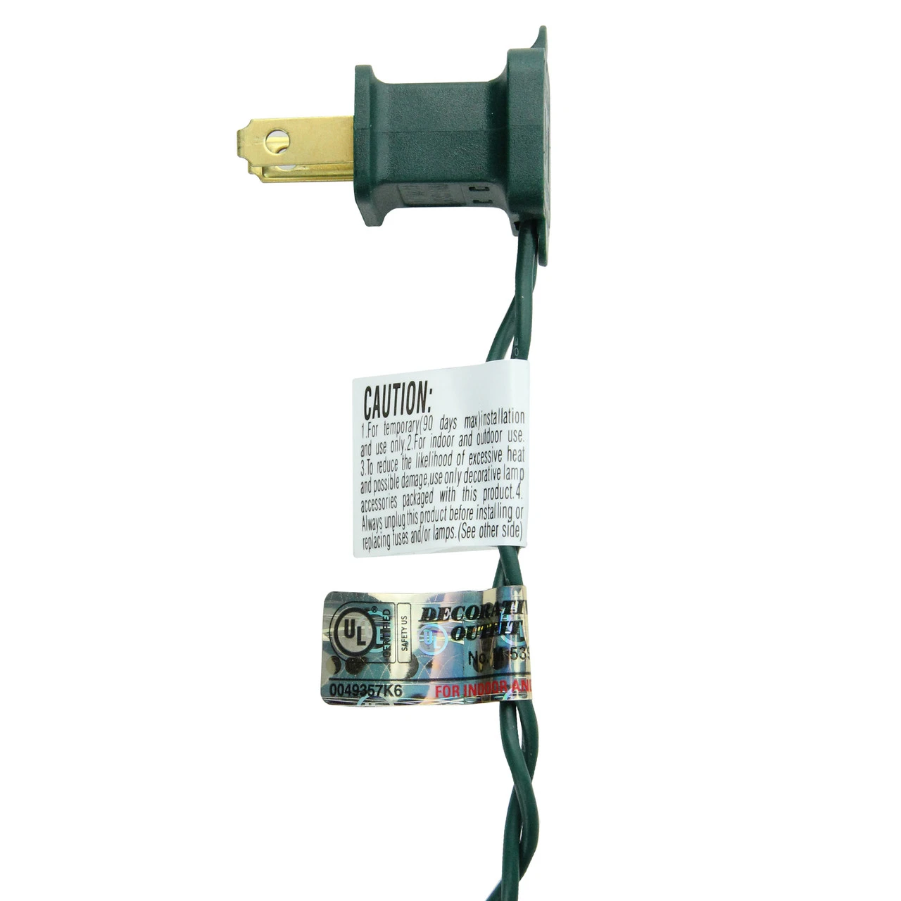 50-Count Red Perm-O-Snap Mini Christmas Light Set, 24.75 Ft Green Wire 4 50-Count Red Perm-O-Snap Mini Christmas Light Set, 24.75 Ft Green Wire - Image 2