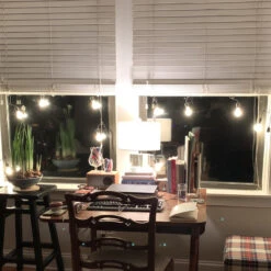 15-Count Clear Commercial Grade Adjustable Drop Length E17 A Shape Patio Lights, 21ft Black Wire -Beauty Wreaths Shop sienna g36g4111 2 cxpic 76108.1677519048