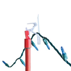 Set Of 25 Ladderless Red And Green Light Hanging Kit, 11ft -Beauty Wreaths Shop simpleliving 711125 25ct 11ftladderlesslighthangingkit shingleadaptorcliplights 14089.1667572602