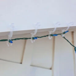 Set Of 150 Clear Max Pro Anywhere Christmas Light Clips -Beauty Wreaths Shop simpleliving 714025 25ct lifestyle 44696.1667576649