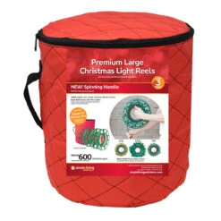 3 Reel Red Christmas Light Set Quilted Storage Bag -Beauty Wreaths Shop simpleliving 715213 sqs 7 89382.1667554089