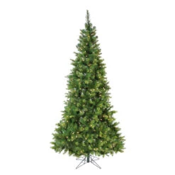 7.5' Pre-Lit Slim Jack Pine Artificial Christmas Tree - Clear LED Lights