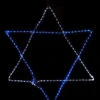 72" Blue And White LED Rope Light Star Of David Hanukkah Decor -Beauty Wreaths Shop vickerman x106060 88216.1667687098