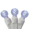100ct White LED G12 Berry Christmas Lights - 33 Ft White Wire -Beauty Wreaths Shop vickerman x4w9105pbg 11825.1667488441