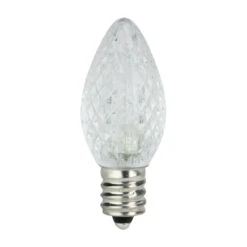 Club Pack Of 25 LED C7 Pure White Replacement Christmas Light Bulbs