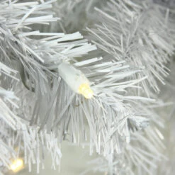 7.5' Pre-Lit White Pencil Pine Artificial Christmas Tree - Warm White LED Lights -Beauty Wreaths Shop vwipjfkv5aosmyg4nj3mdcjiii8gtjej 01108.1667530697