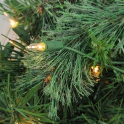 Pre-Lit Mixed Cashmere Pine Artificial Christmas Wreath - 24-Inch, Clear Lights -Beauty Wreaths Shop xpc2anssqg9vjwthxpe8t9jd9yhpy4au 57994.1667654907