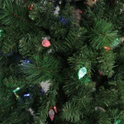 7' Pre-Lit Slim Mixed Long Needle Pine Artificial Christmas Tree - Multicolor LED Lights -Beauty Wreaths Shop yddpg5daw9knzaxgngdremldwgag8yj5 47723.1667662928