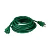 20' Green 3-Prong Outdoor Extension Power Cord With Outlet Block -Beauty Wreaths Shop ys90565 60824.1667518783