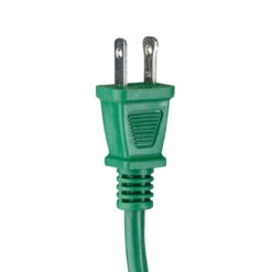 40' Green 2-Prong Outdoor Extension Power Cord With End Connector -Beauty Wreaths Shop ys90568 2 22502.1667560778